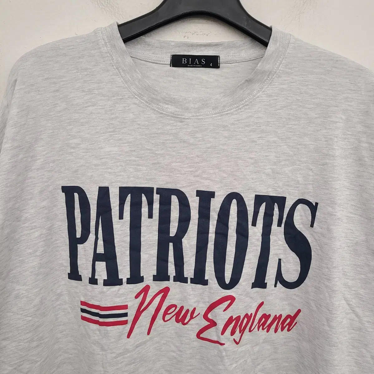 [120/4XL] 바이모노 PATRIOTS 프린팅 반팔티