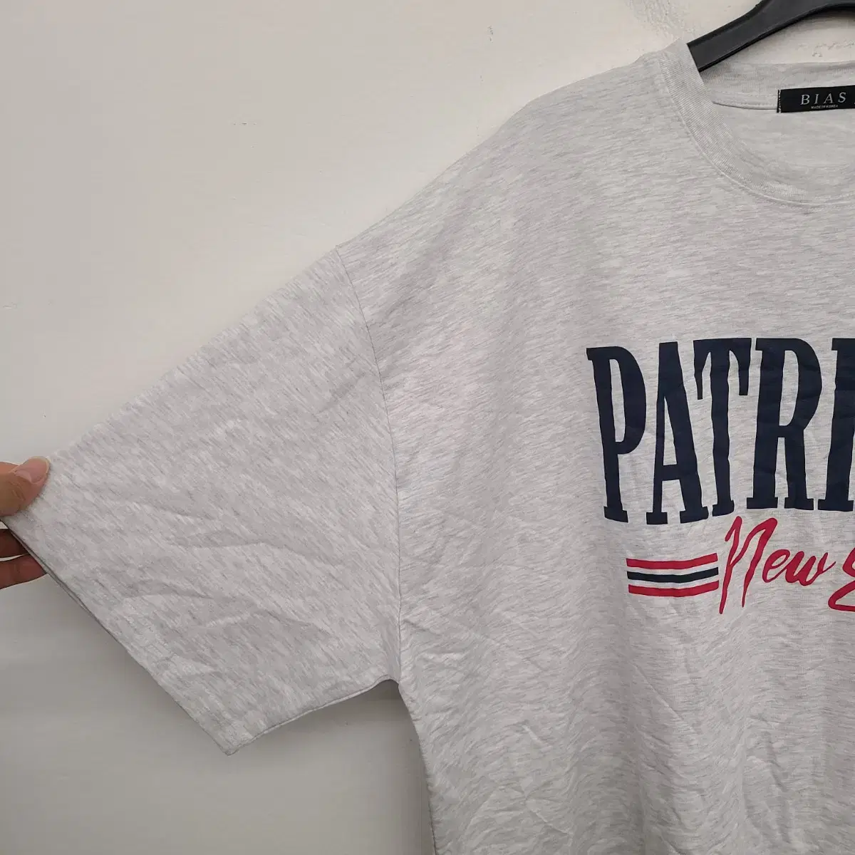 [120/4XL] 바이모노 PATRIOTS 프린팅 반팔티