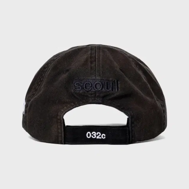 032c 서울 캡 WASHED BLACK SEOUL CAP