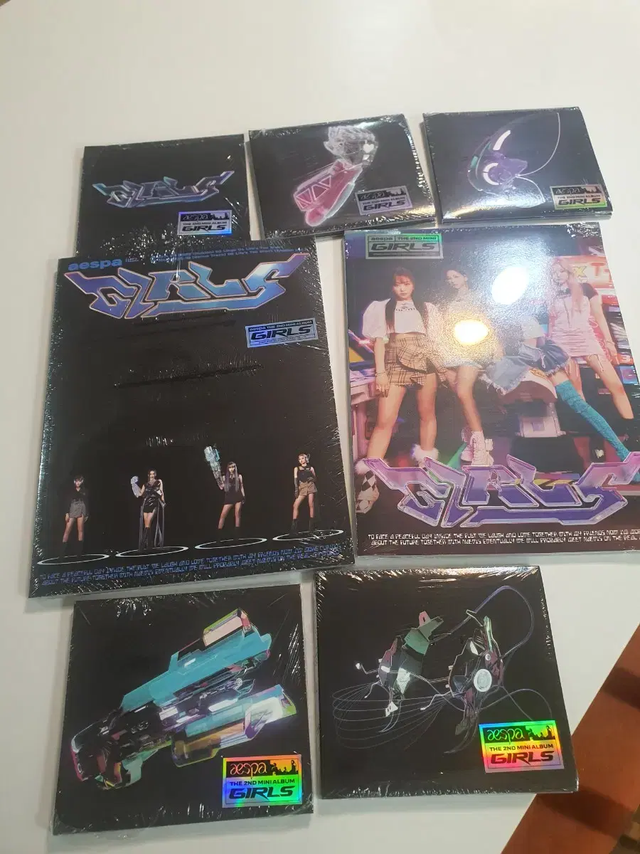 Aespa Girls total unsealed album for sale (including poster)