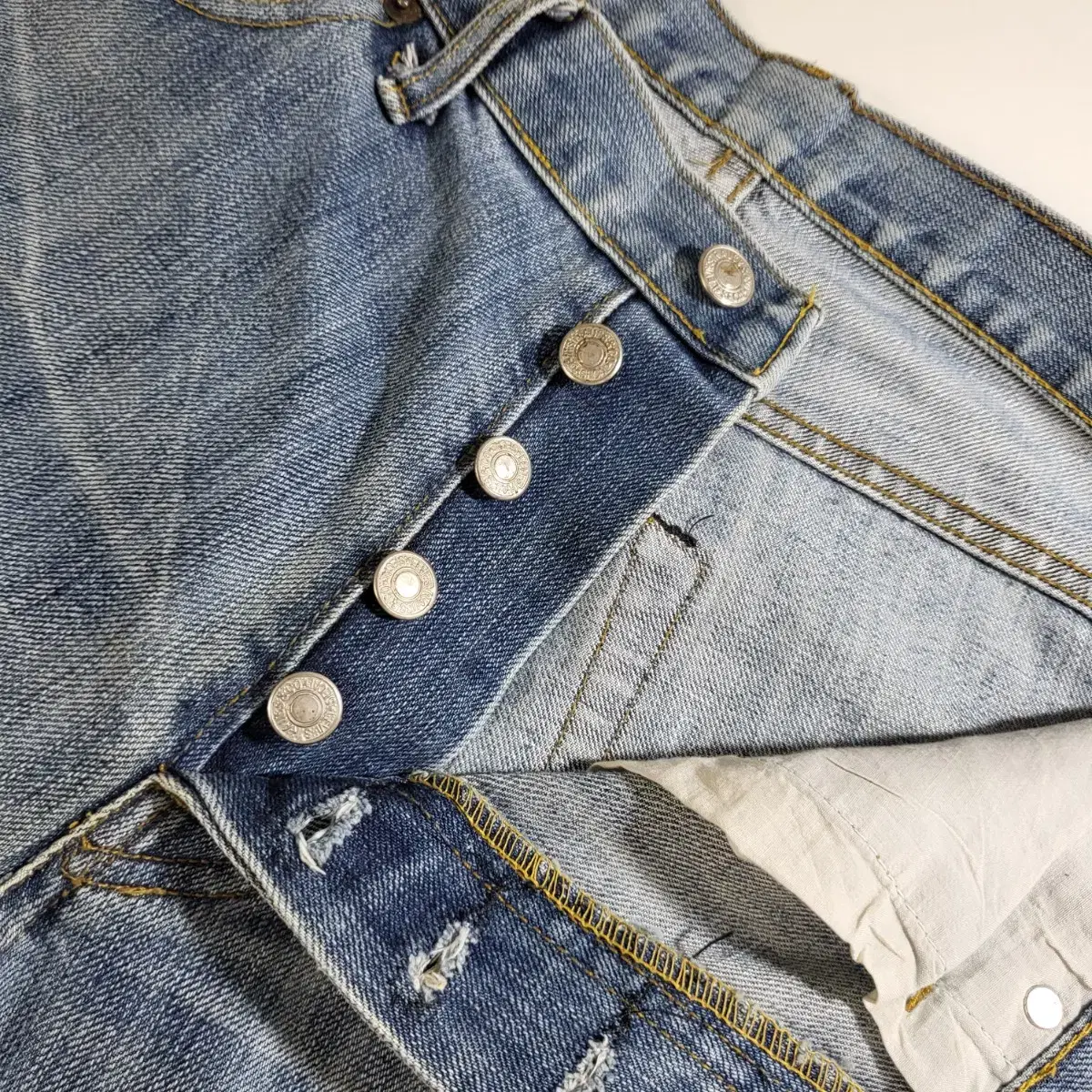 [levis] 리바이스 80's 501 usa 빅e 논셀비지 33size