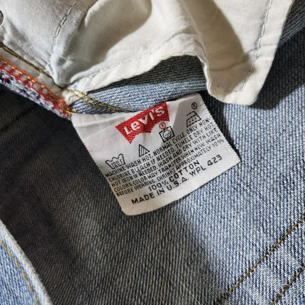 [levis] 리바이스 80's 501 usa 빅e 논셀비지 33size