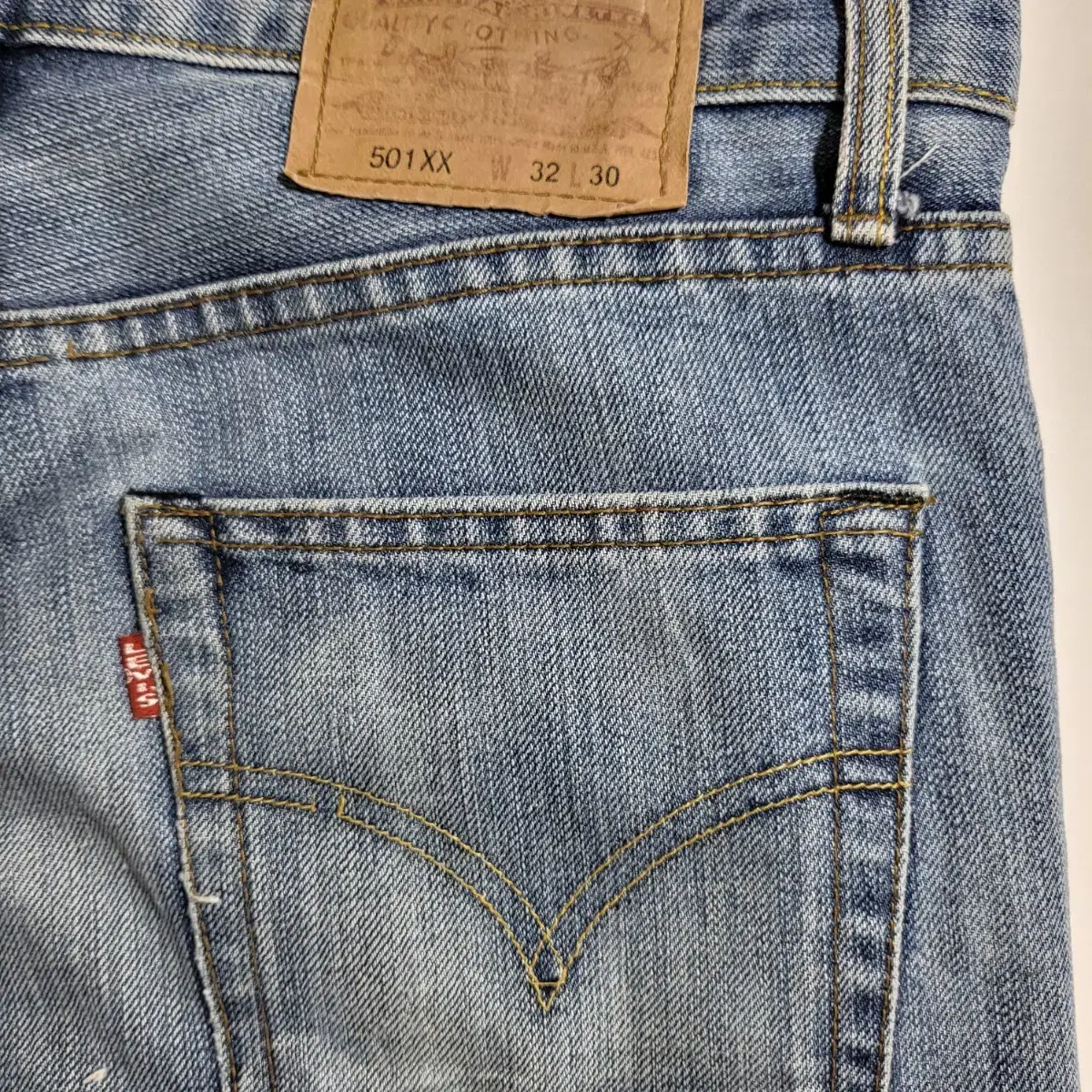 [levis] 리바이스 80's 501 usa 빅e 논셀비지 33size