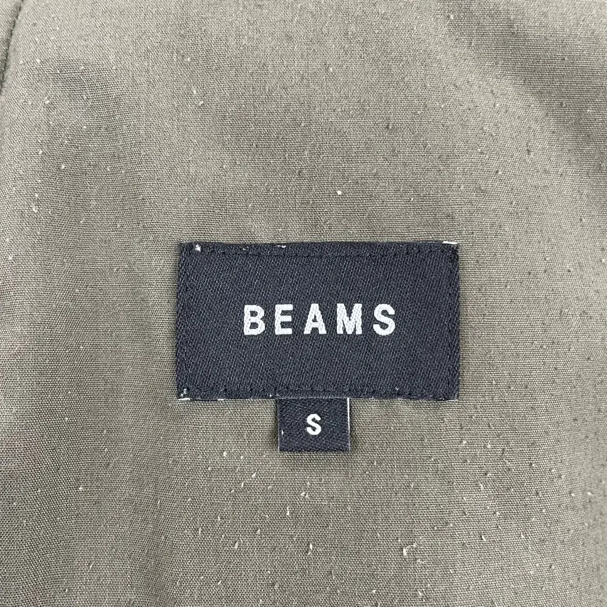 BEAMS 카고 팬츠 올리브