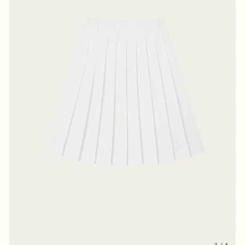 Pleated Midi Skirt ribbonbit (리본빛)