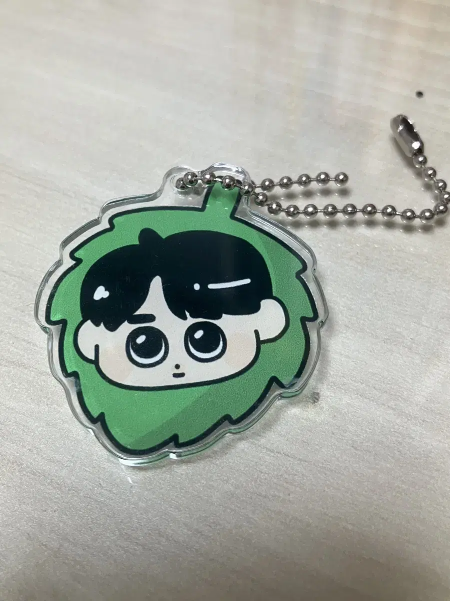 d.o. do kyungsoo 깻잎 keyring 콩콩팥팥 도경깻잎