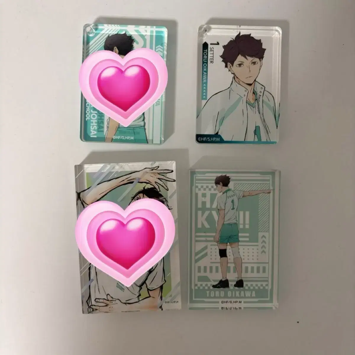 Haikyuu Oikawa acrylic Block Keyring