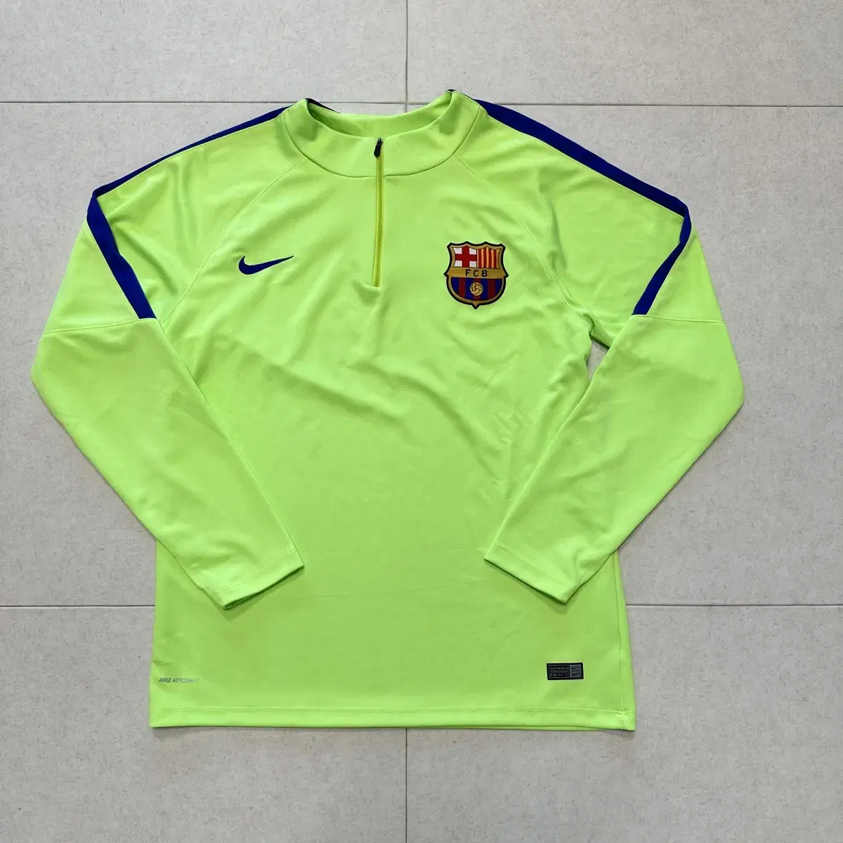 [size 105] Nike Baro Barcelona Training Half Vahn Zip Up