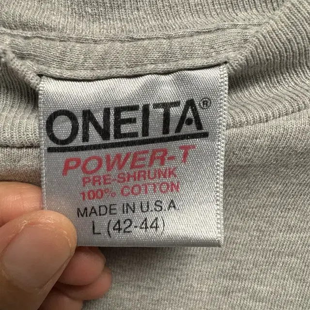 [L] 90s USA 오네이타 ONEITA Print T