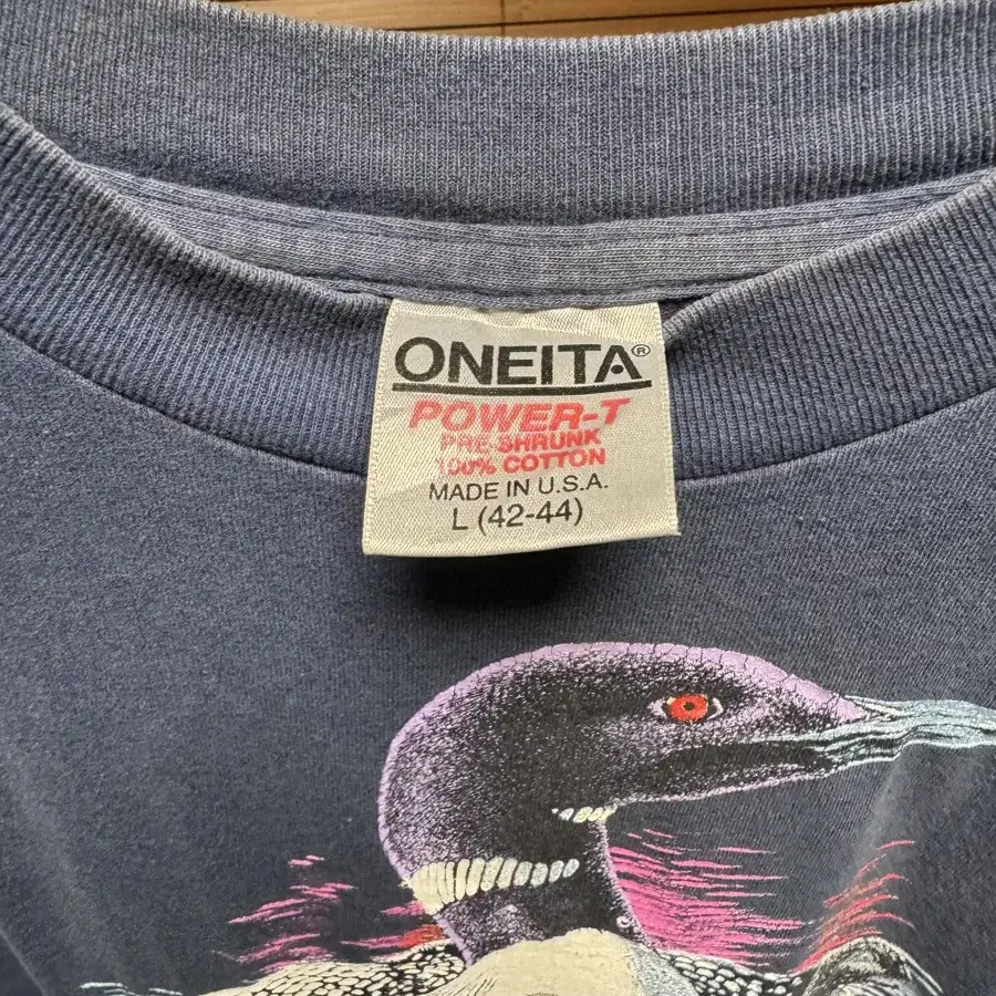 [L] 90s USA 오네이타 ONEITA Print T