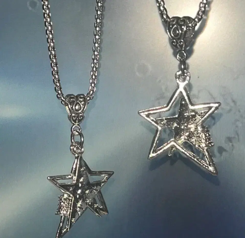 Star Pendant Necklace Y2K Kitsch Long Layered Abby Aisha