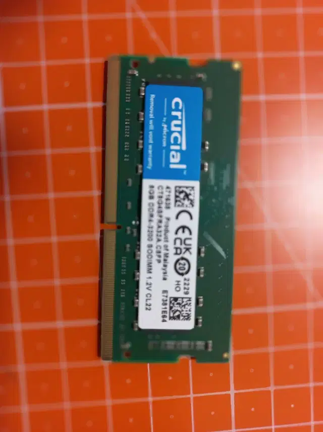 ddr4 3200 cl22 16g(8g*2) 노트북램