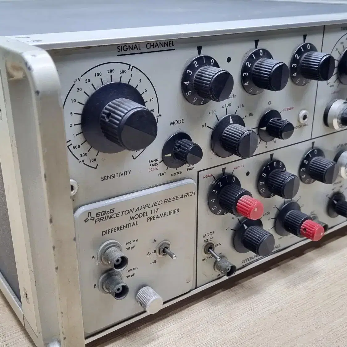 Eg&g model 124A lock-in amplifier.