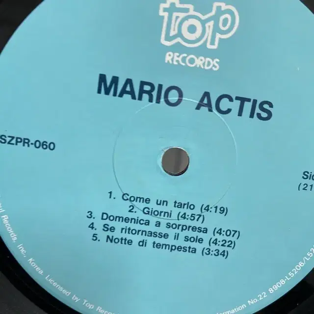 MARIO ACTIS LP / AA2645