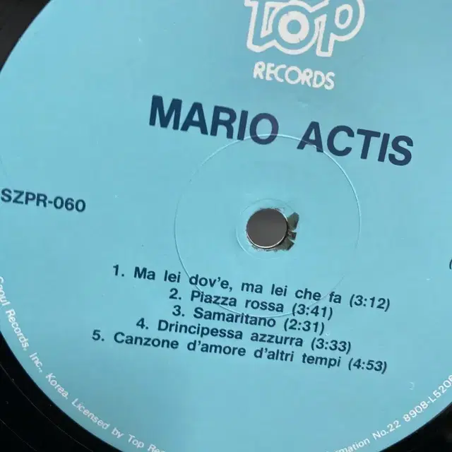 MARIO ACTIS LP / AA2645