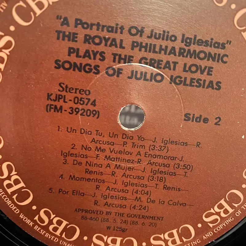 JULIO IGLESIAS  LP / AA2699