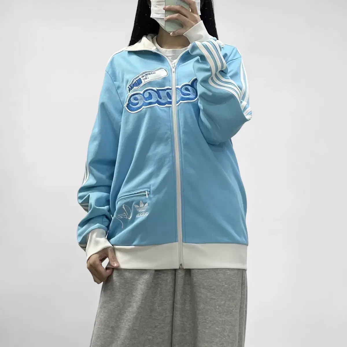 Adidas Adidas Adidas Color Tracktop Jersey White sora (Big)