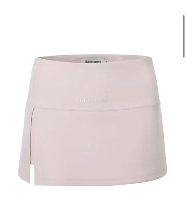 Threetimes Athletic slit skirt pink