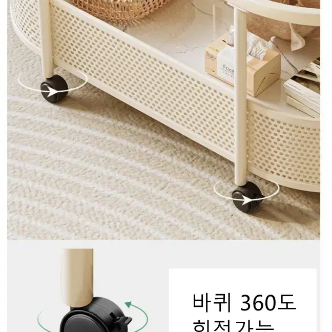 엔티크2단거실테이블