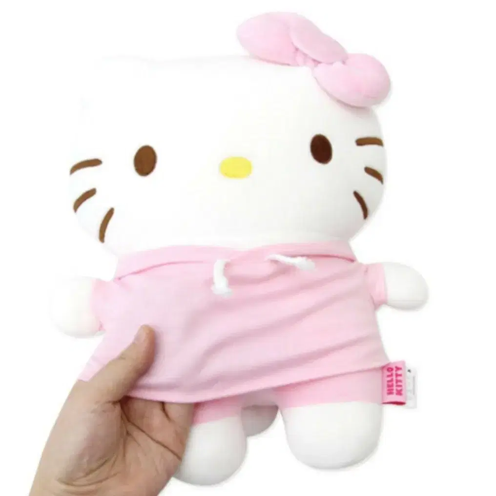 헬로키티 HELLO KITTY 후드허그미쿠션 핑크 새제품