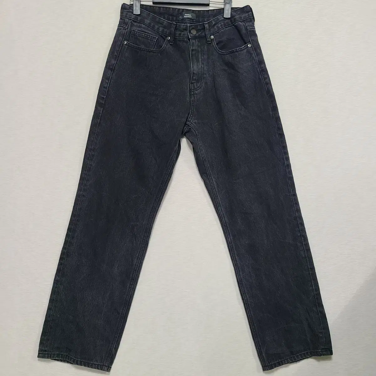 Unisex Charcoal Denim Pants M 31" À0710