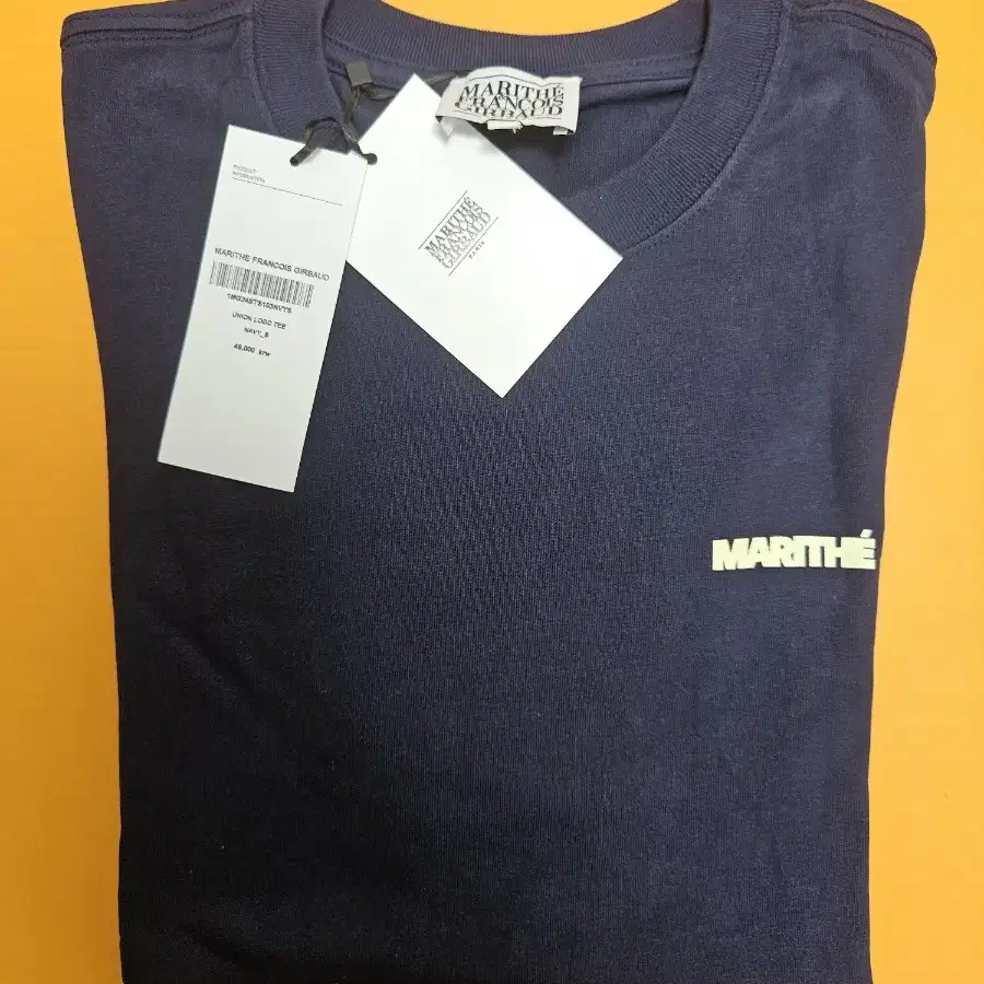 마리떼 UNION LOGO TEE NAVY_S