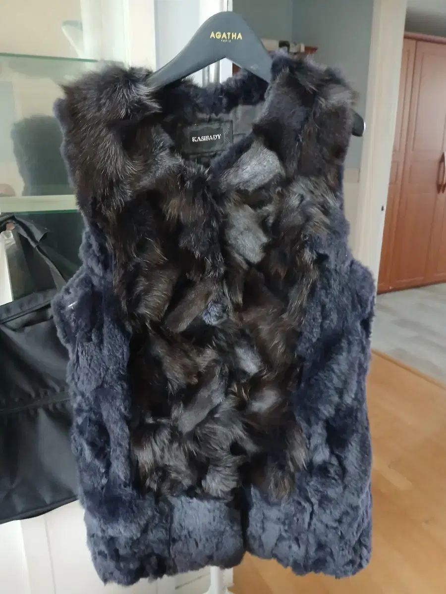 Female fox fur vest