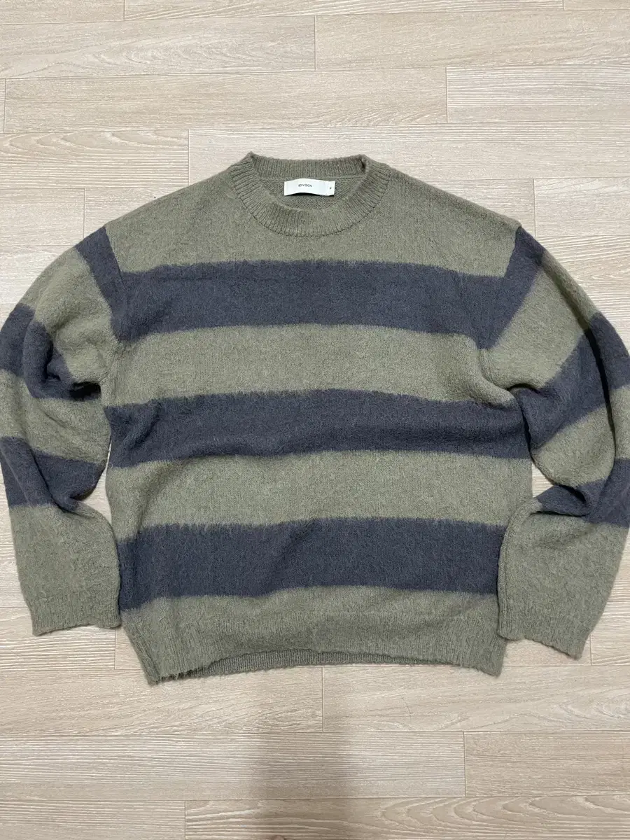 Eight) EightDivision Alpaca Border Sweater Knit M