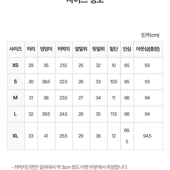 (새상품)클로즈커브 샌드워싱 스키니진 흑청 M