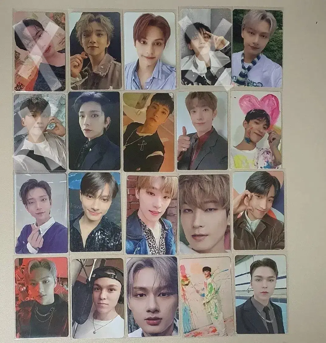 급처) 세븐틴 SVT 공식포카 photocard 포토카드 일괄 양도 처분