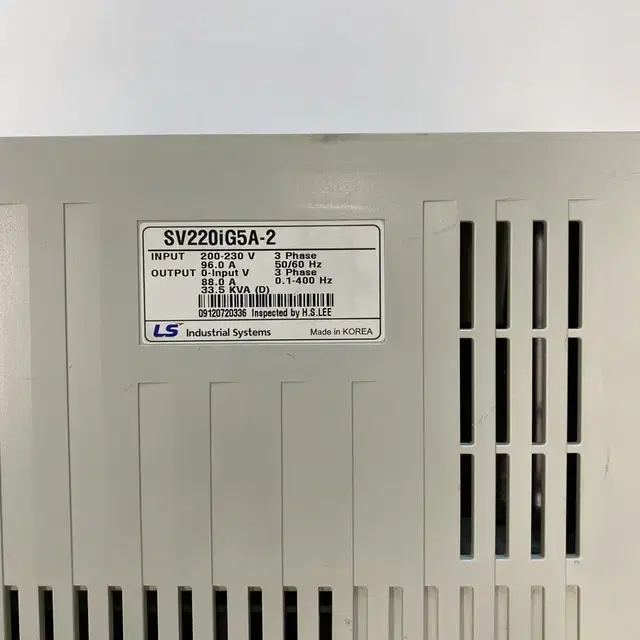 19번. SV220iG5A-2 (3상 220v 22kw)