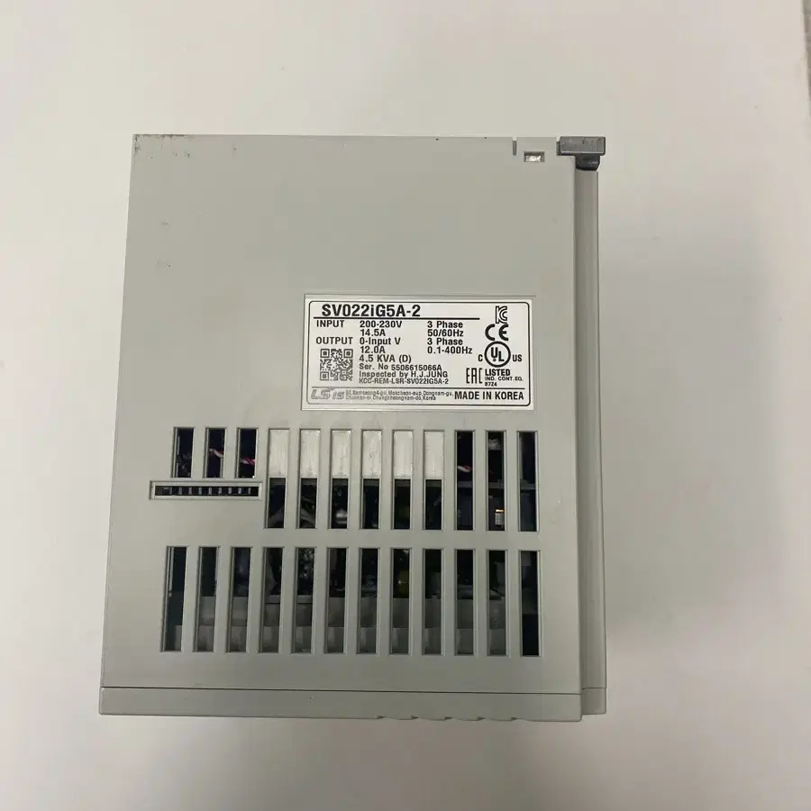 21번. SV022iG5A-2 (3상 220v 2.2kw)