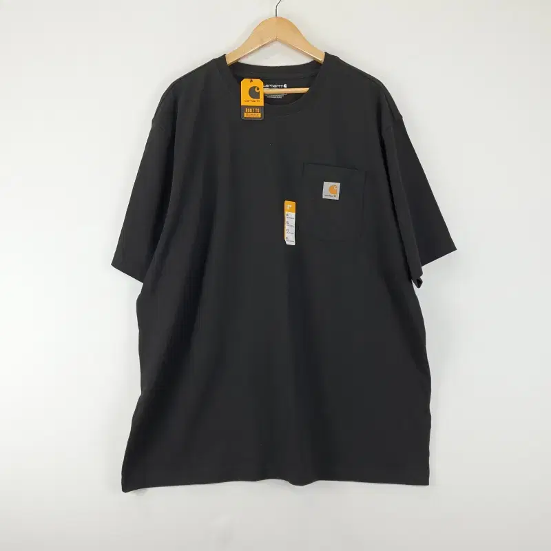 Z5302 CARHARTT 루즈핏 블랙 반팔티셔츠 새상품 남XL