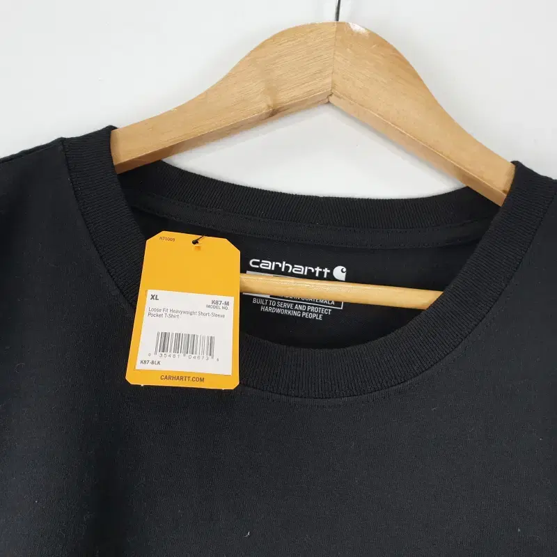 Z5302 CARHARTT 루즈핏 블랙 반팔티셔츠 새상품 남XL