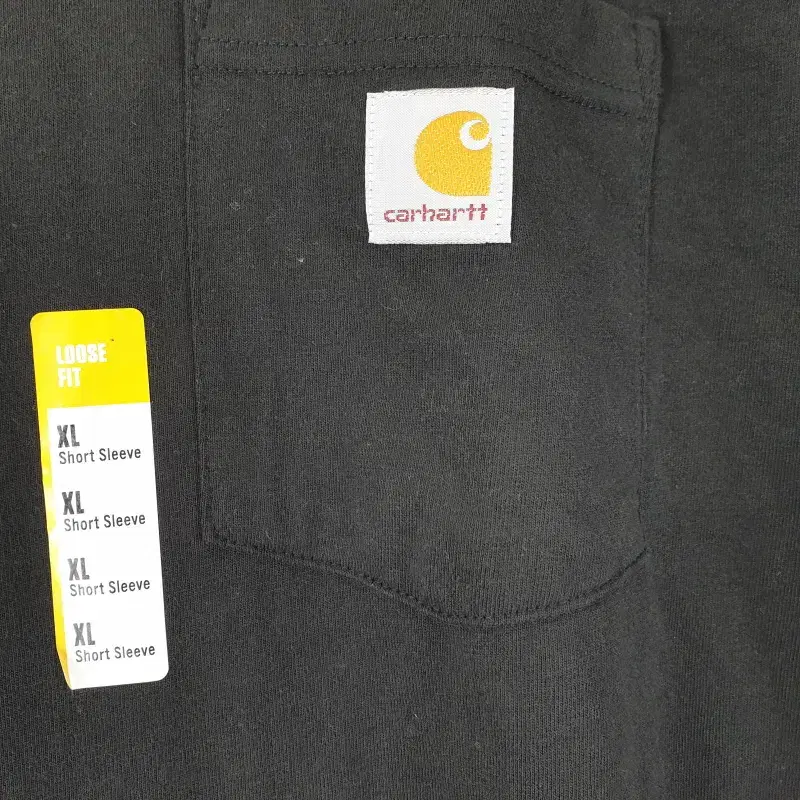 Z5302 CARHARTT 루즈핏 블랙 반팔티셔츠 새상품 남XL