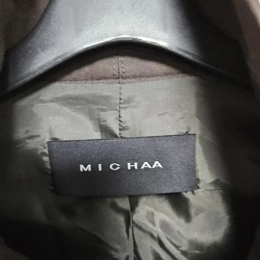 66 미샤 MICHAA 실크배색 집업 자켓