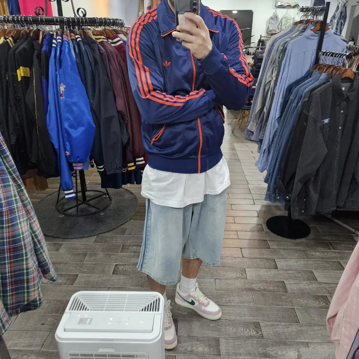 70's adidas 빈티지 아디다스 트랙자켓 저지 파이어버드 L 100