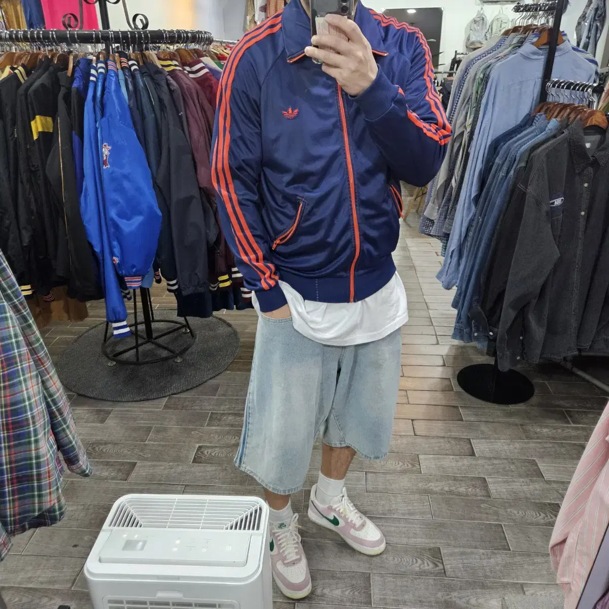 70's adidas 빈티지 아디다스 트랙자켓 저지 파이어버드 L 100