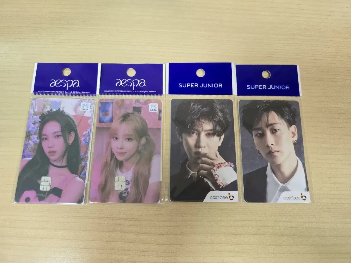 Aespa super junior Zuu Transportation Card