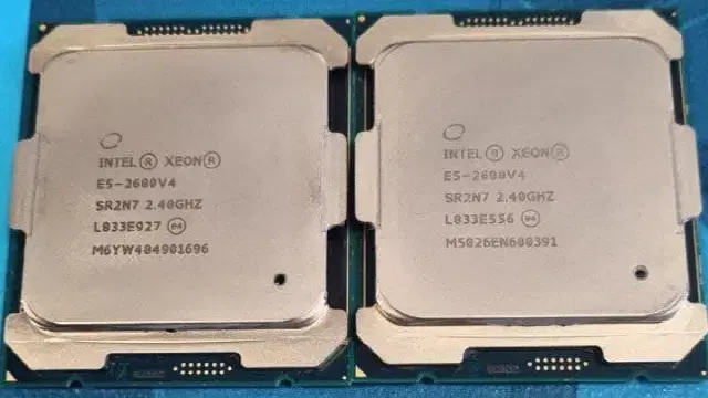 인텔 Xeon E5-2680V4 2개+잘만 CNPS4X