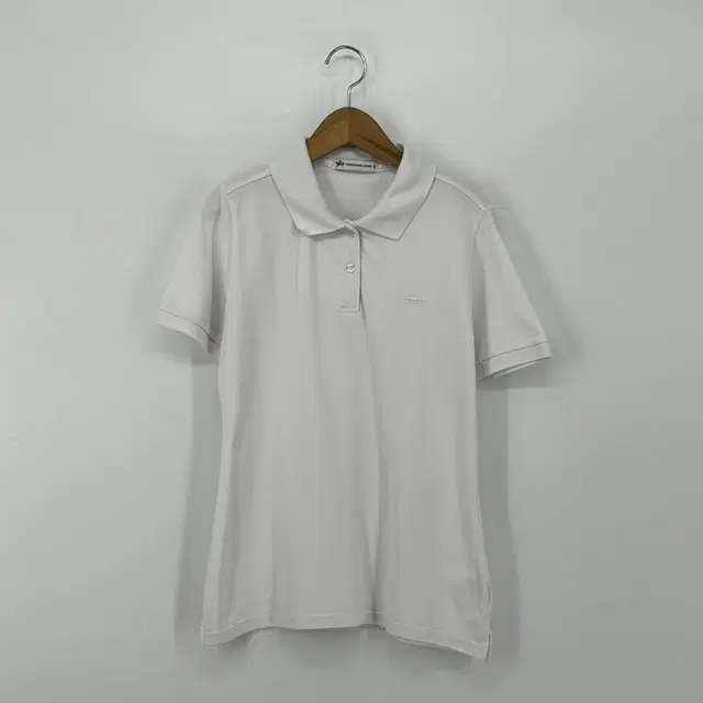 뱅뱅 진 반팔 카라 티셔츠 (L size / WHITE)