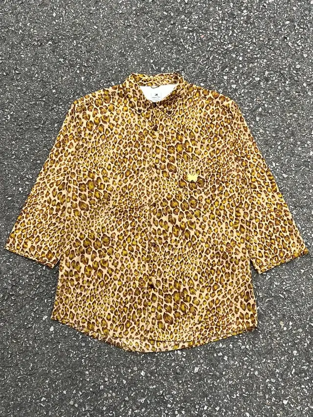 Sasquatchfabrix Leopard 3/4 Length Shirt