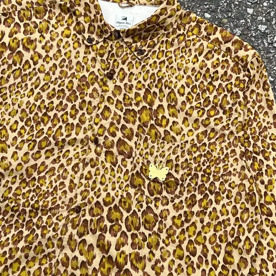 Sasquatchfabrix Leopard 3/4 Length Shirt