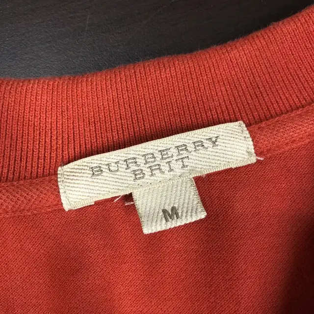 [ BURBERRY ] 버버리 로고자수 카라티