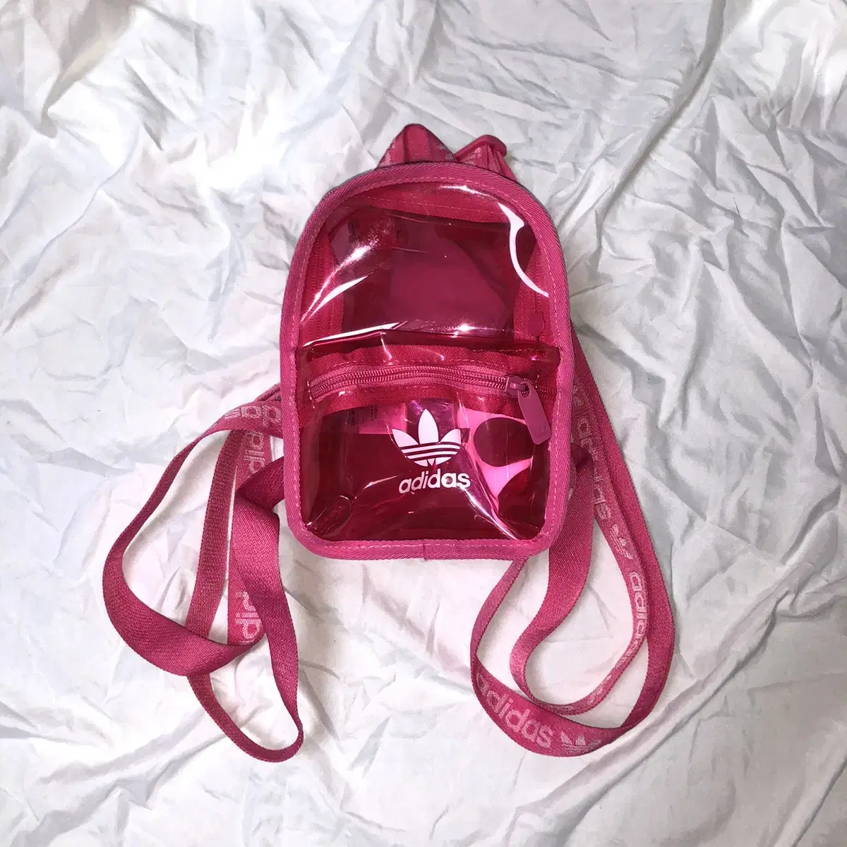 Vintage Adidas macaroon pink mini bag