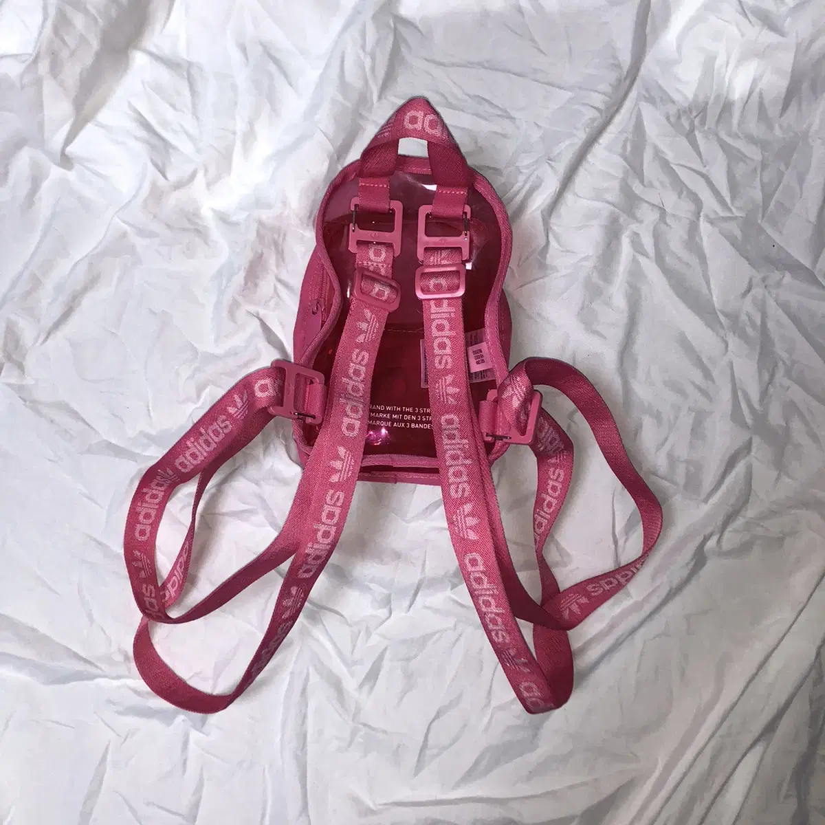 Vintage Adidas macaroon pink mini bag