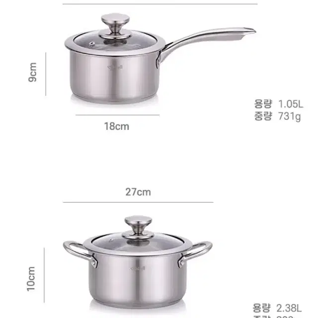 [미개봉 새제품] 쉬젤 러반 스테인레스 IH 쿡웨어 세트 5종