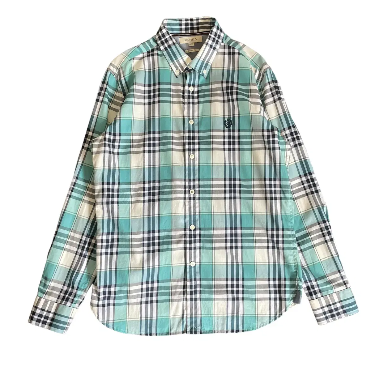 Scofield Plaid Check Classic Fit Long Sleeve Shirt