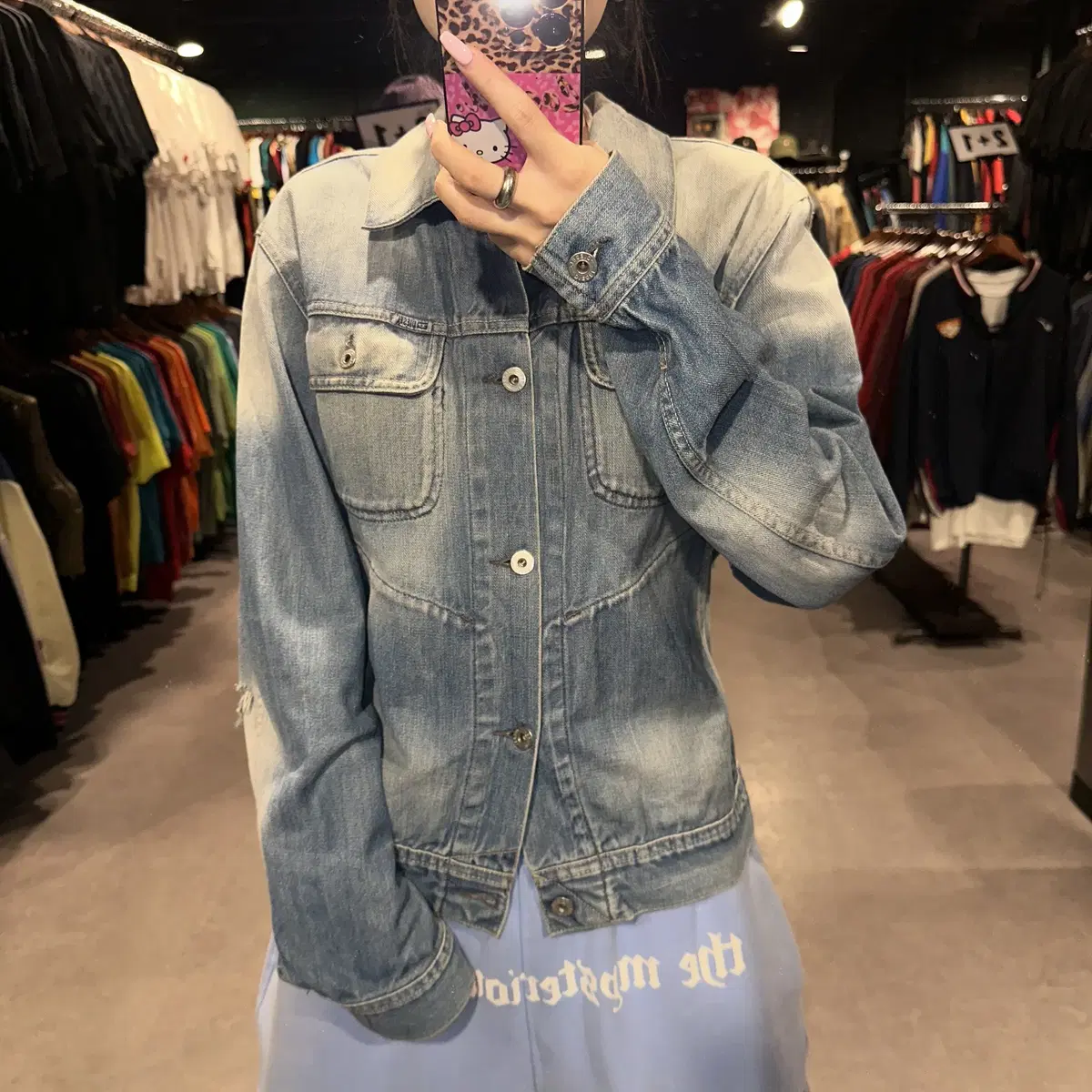 (397) DIESEL Diesel Vintage Wash Denim Jacket