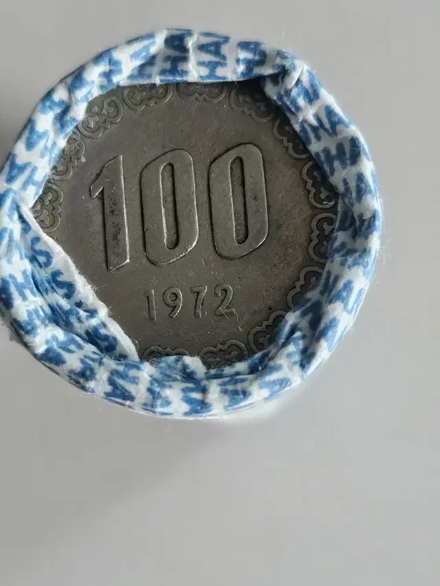 1972년100원 사용제50개